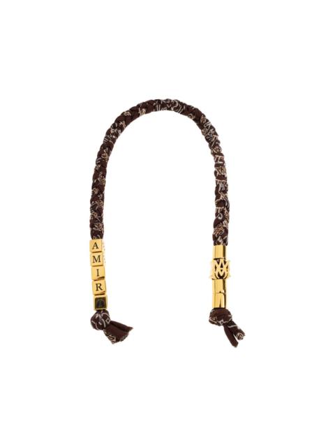 AMIRI dice beaded keyring