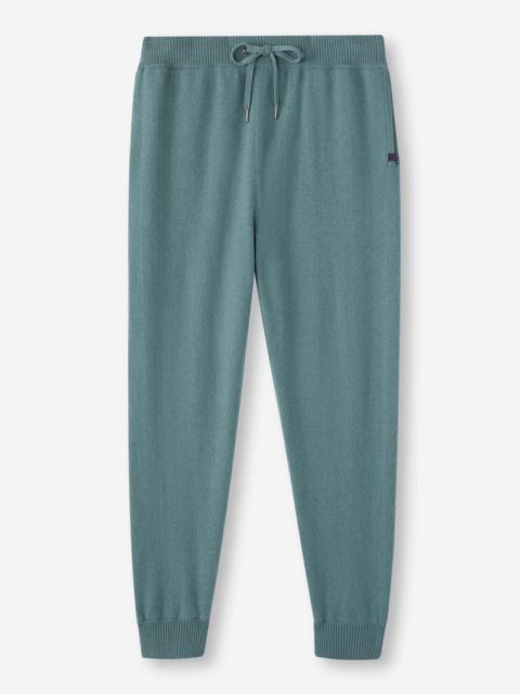 Derek Rose Men's Track Pants Finley Cashmere Teal