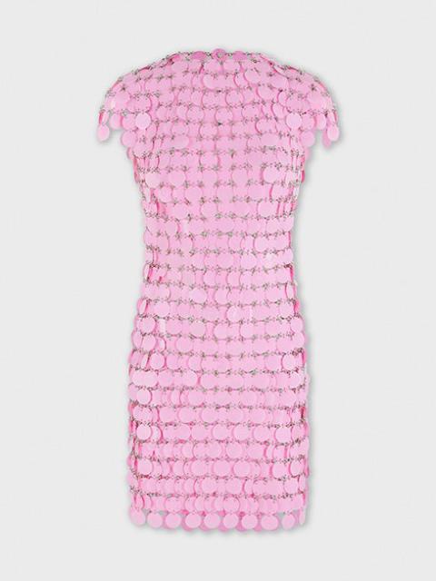 rabanne PINK SPARKLE DRESS