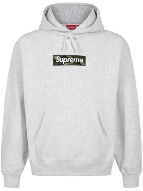 Box Logo cotton hoodie