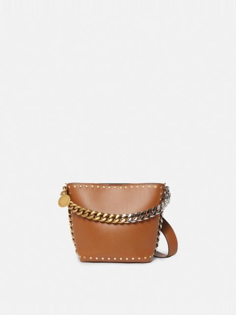 Frayme Studded Grainy Alter Mat Bucket Bag