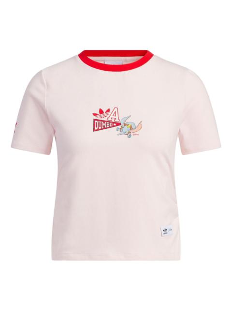 adidas (WMNS) adidas originals x Disney Dumbo T-Shirt 'Pink' IN1059