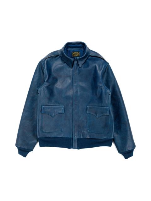 The Real McCoys MJ23101 Type A-2 / Indigo Dyed Indigo
