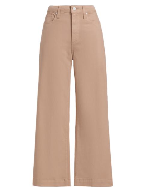 PAIGE Women's Anessa Wide-Leg Pants - Light Brown