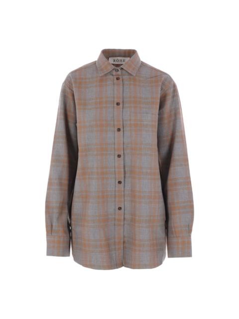 RÓHE check-pattern shirt