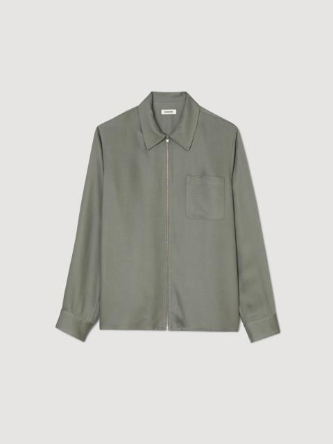 Sandro ZIP-UP SHIRT