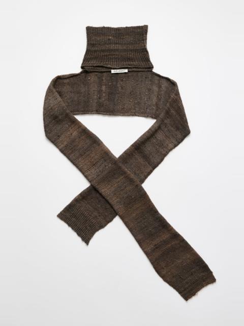 Our Legacy Mock Scarf Wathered Earth Handspun Silk