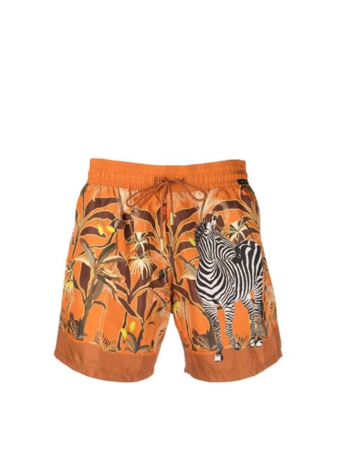 Etro floral-print swimming shorts