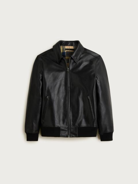 J.CREW Limited-edition flight jacket in Italian leather