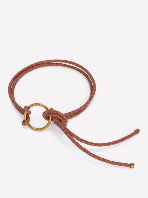 BODEN Leather Rope Belt-Tan