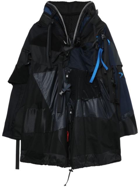 Junya Watanabe panelled utility cape