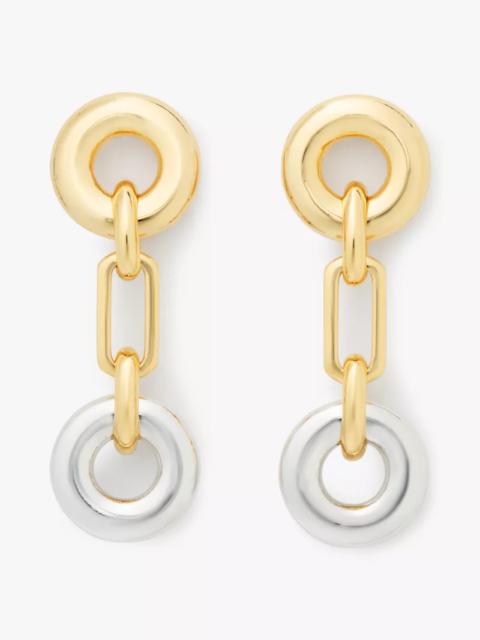 kate spade Interlock Linear Earrings