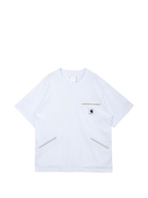 sacai x Carhartt WIP cotton T-shirt