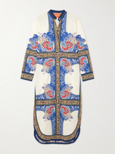 La DoubleJ Sundowner Printed Cotton-poplin Tunic
