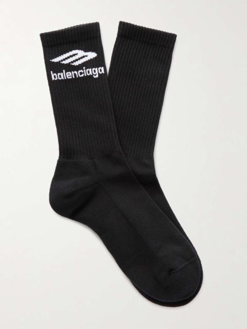 BALENCIAGA Men's Balenciaga Socks in Yellow Fluo/silver