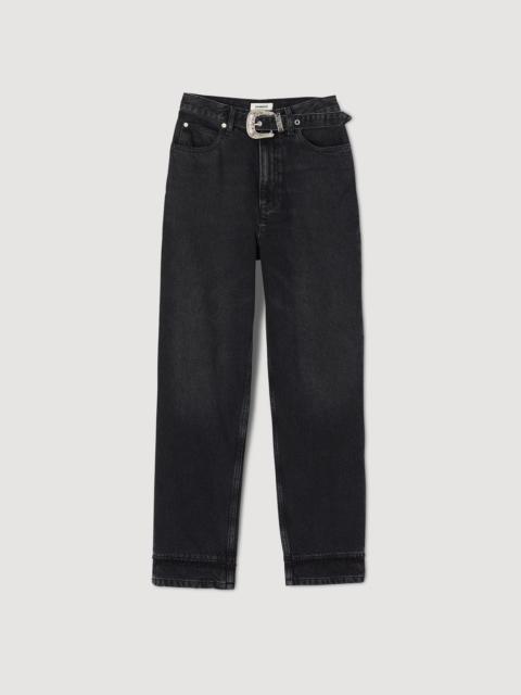 Sandro JEANS WITH WESTERN BELT