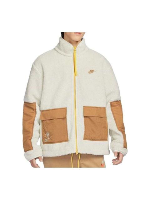 Nike Sportswear Essentials Sherpa Jacket 'White' FV4022-072