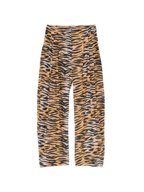 PINKO tiger-print trousers