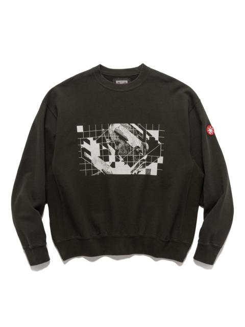 Washed Dimensions Crew Neck Black