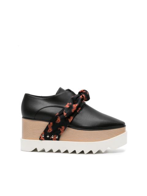 Elyse lace-up platform shoes