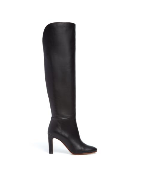 GABRIELA HEARST Linda Over-the-Knee Boot in Black Leather