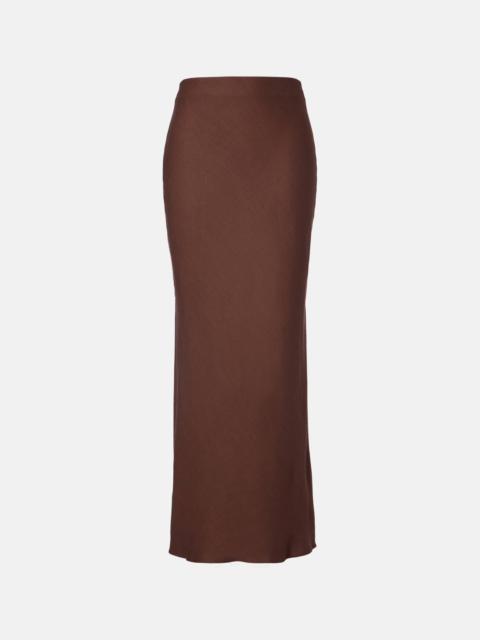 Brunello Cucinelli Twill maxi skirt