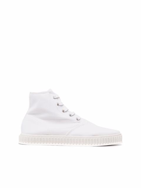 Maison Margiela high-top cotton sneakers