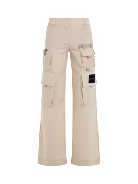Off-White Toybox Dry Multipacket N-Arrow Pants in Sand