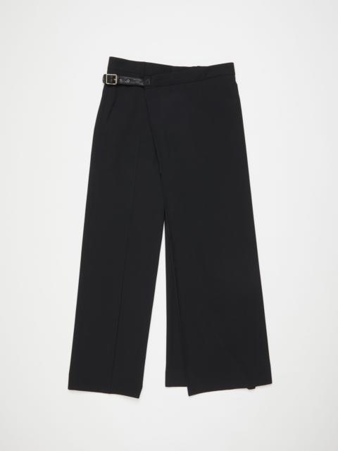 Acne Studios Wrap over trousers - Black