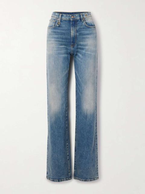 Jane high-rise wide-leg jeans