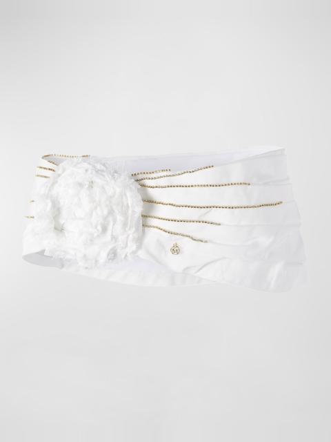 MAISON MICHEL Hiromi Chains Bridal Headband