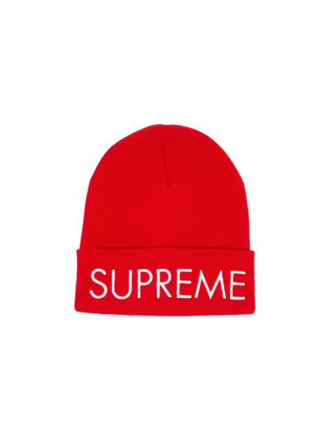 Supreme Capital Beanie 'Red'