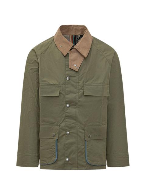 Barbour x Paul Smith corduroy-collar jacket