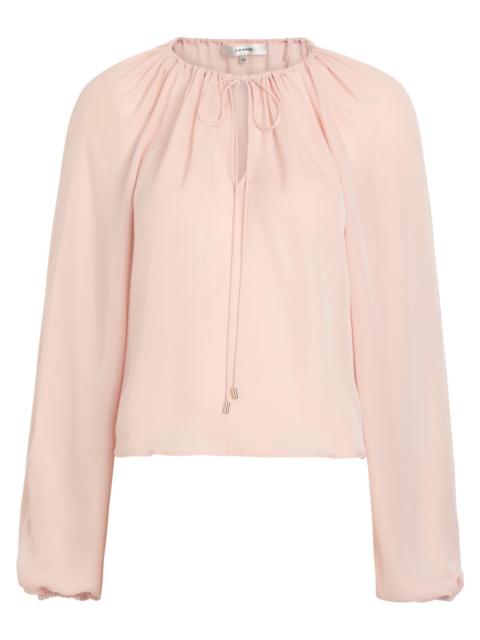 FRAME Frame The Balloon Silk Blouse