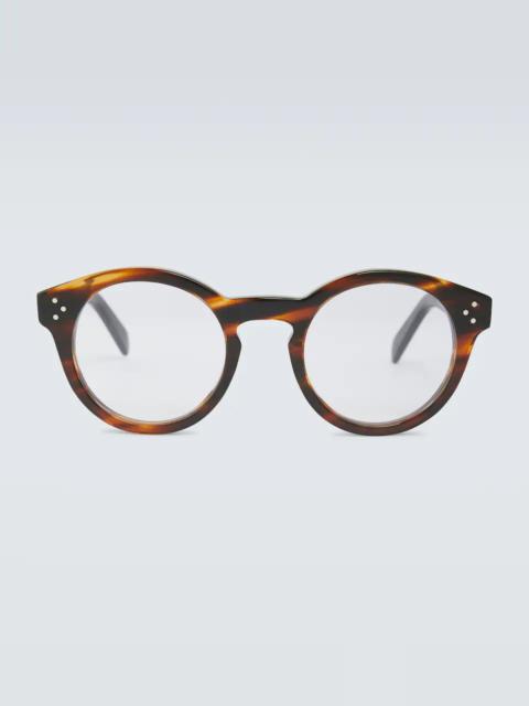 Rounded-frame glasses