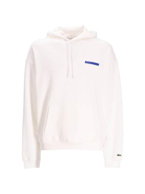 LACOSTE logo-print hoodie
