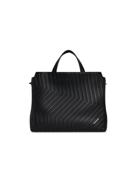 BALENCIAGA Men's Car Large East-west Tote Bag in Black