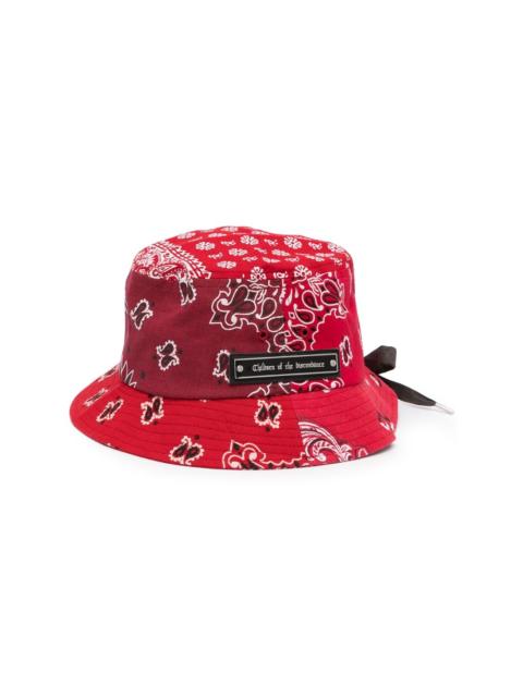 paisley-print bucket hat