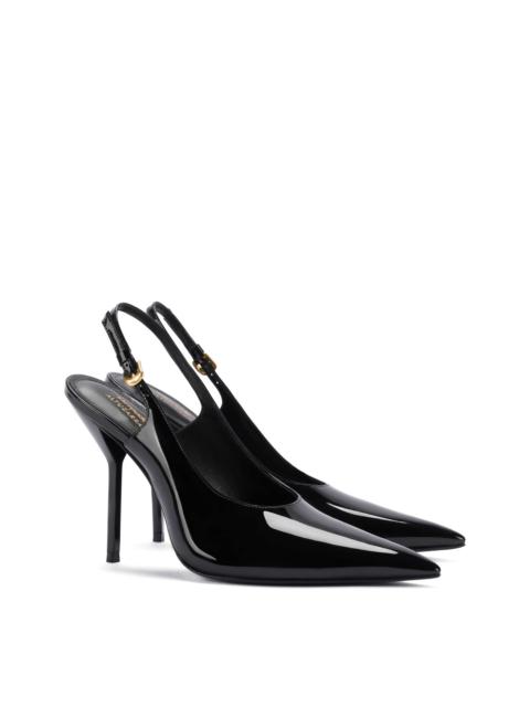 Altuzarra LARROUDÉ X ALTUZARRA PUMP IN BLACK PATENT LEATHER