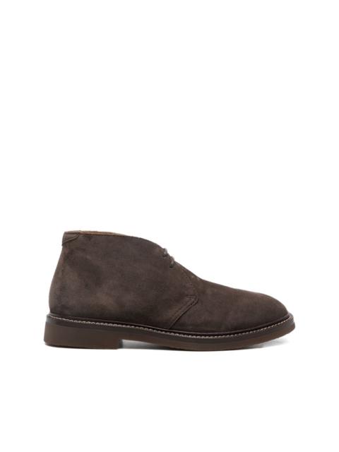 Brunello Cucinelli suede lace-up desert boots
