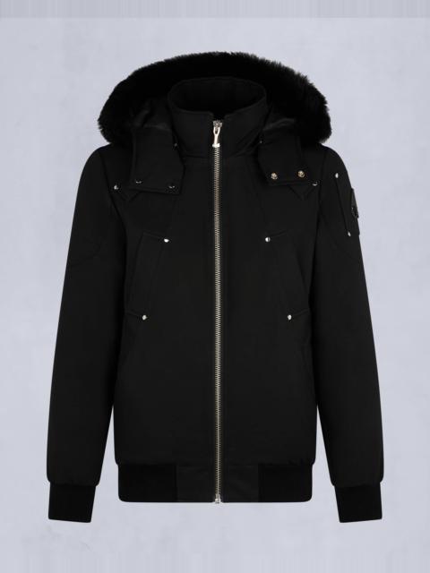 MOOSE KNUCKLES ORIGINALS SHEARLING BALLISTIC BOMBER JACKET