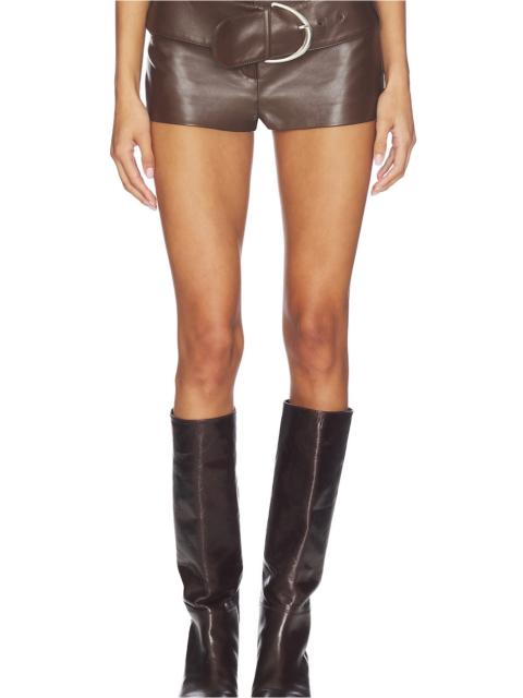 LAMARQUE x REVOLVE Halima Faux Leather Belted Hot Short