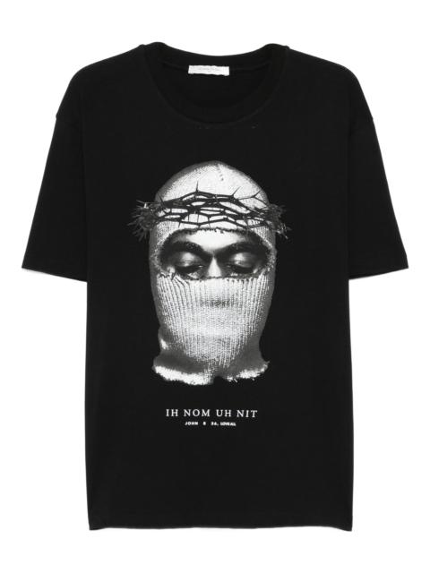 ih nom uh nit Ih Nom Uh Nit Mask-print T-shirt
