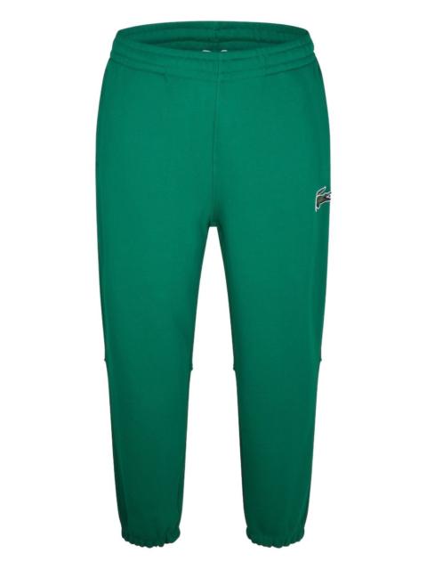 LACOSTE logo-embroidered cuffed joggers