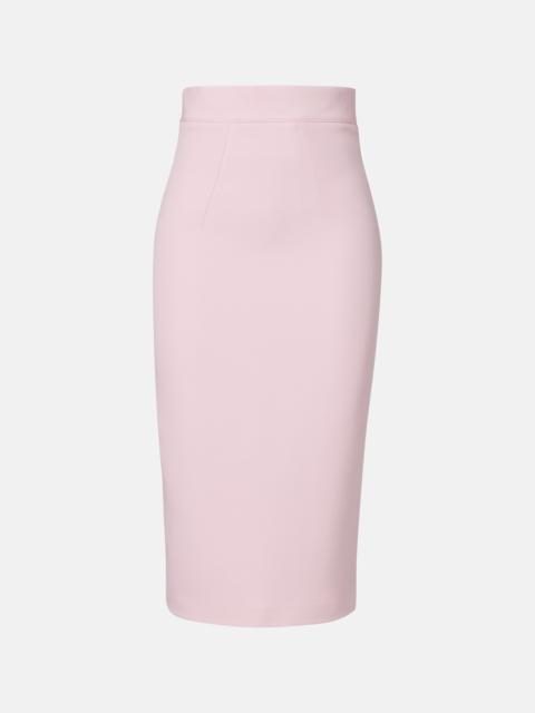 Safiyaa Hokuku crêpe pencil skirt