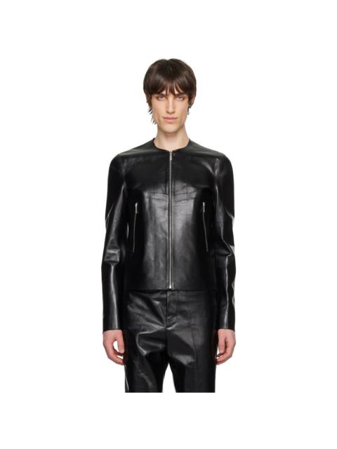 SAPIO Black Nº 6 Leather Jacket