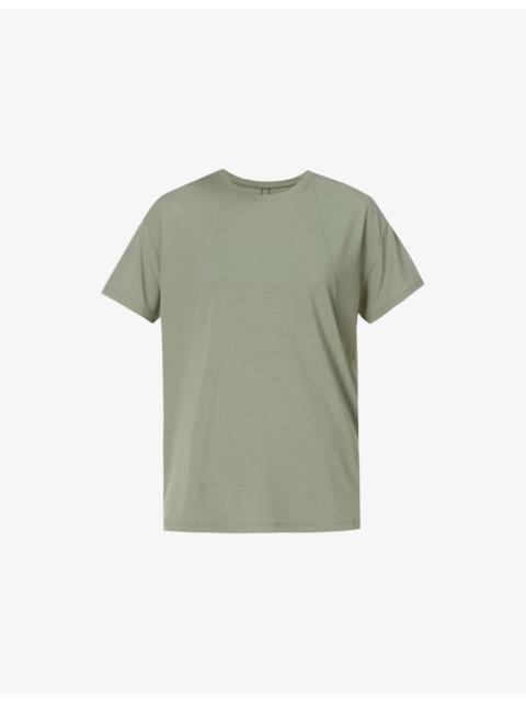 Sweaty Betty Soft Flow Studio Wrap-Back Stretch-Jersey T-Shirt