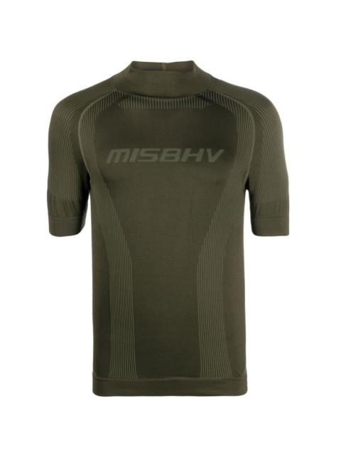 MISBHV logo print fitted top