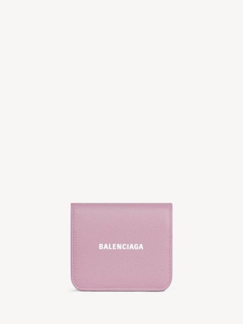 BALENCIAGA Women's Cash Flap Coin And Card Holder in Pink