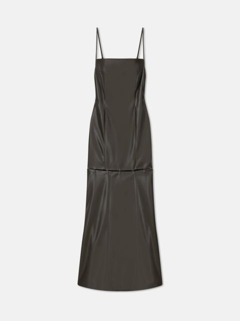 Nanushka Okobor™ Alt-Leather Maxi Dress